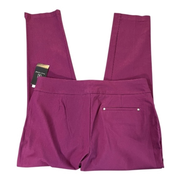 🆕 NWT PGA Tour Burgundy Tummy Control Pull-On Stretch Pants Size XL - Picture 5 of 7